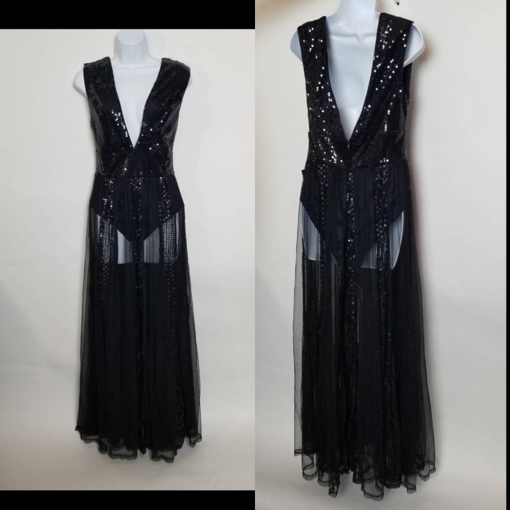 Sheer Sequin Dress - Picture 5 of 6
